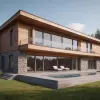 Красивые фасады с комбинированной отделкой для вашего дома